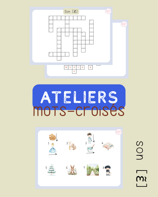 Mots-croisés du son [ɛ̃] - in, ain, ein, im